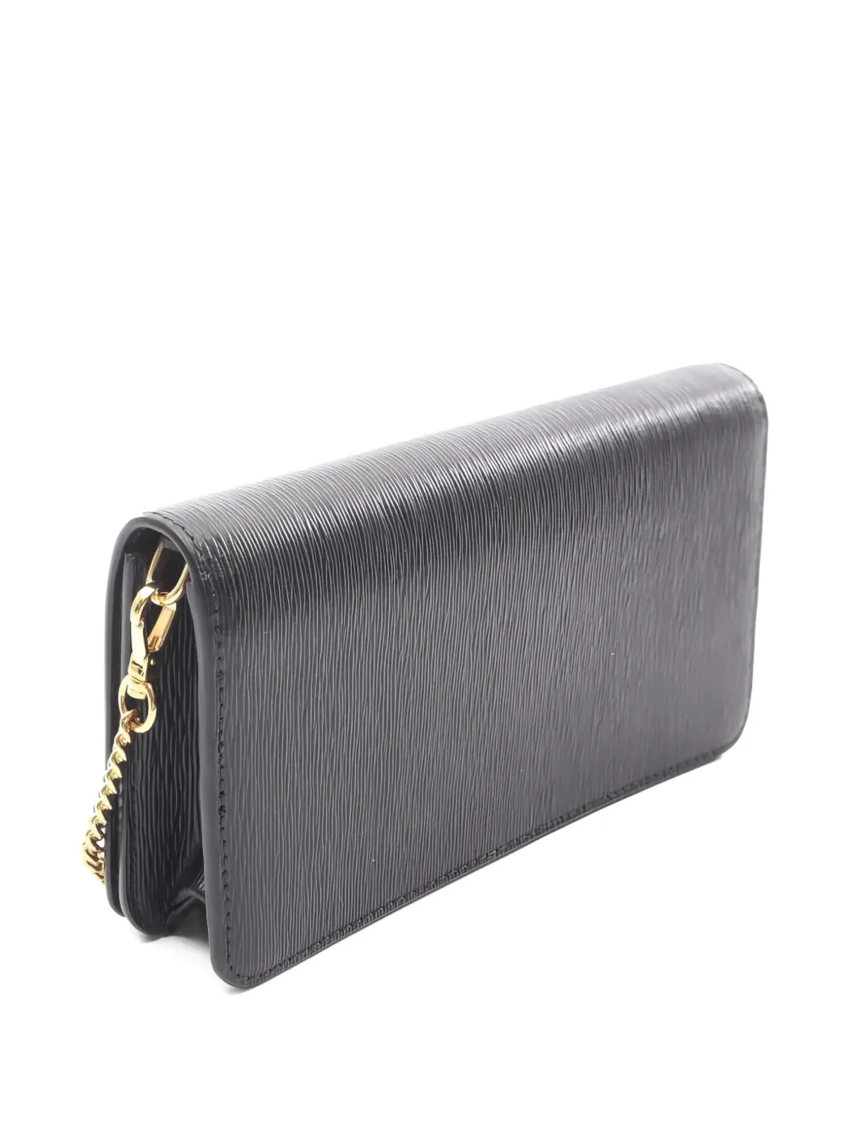 Prada Pre-Owned チェーンレザー財布 - 画像2