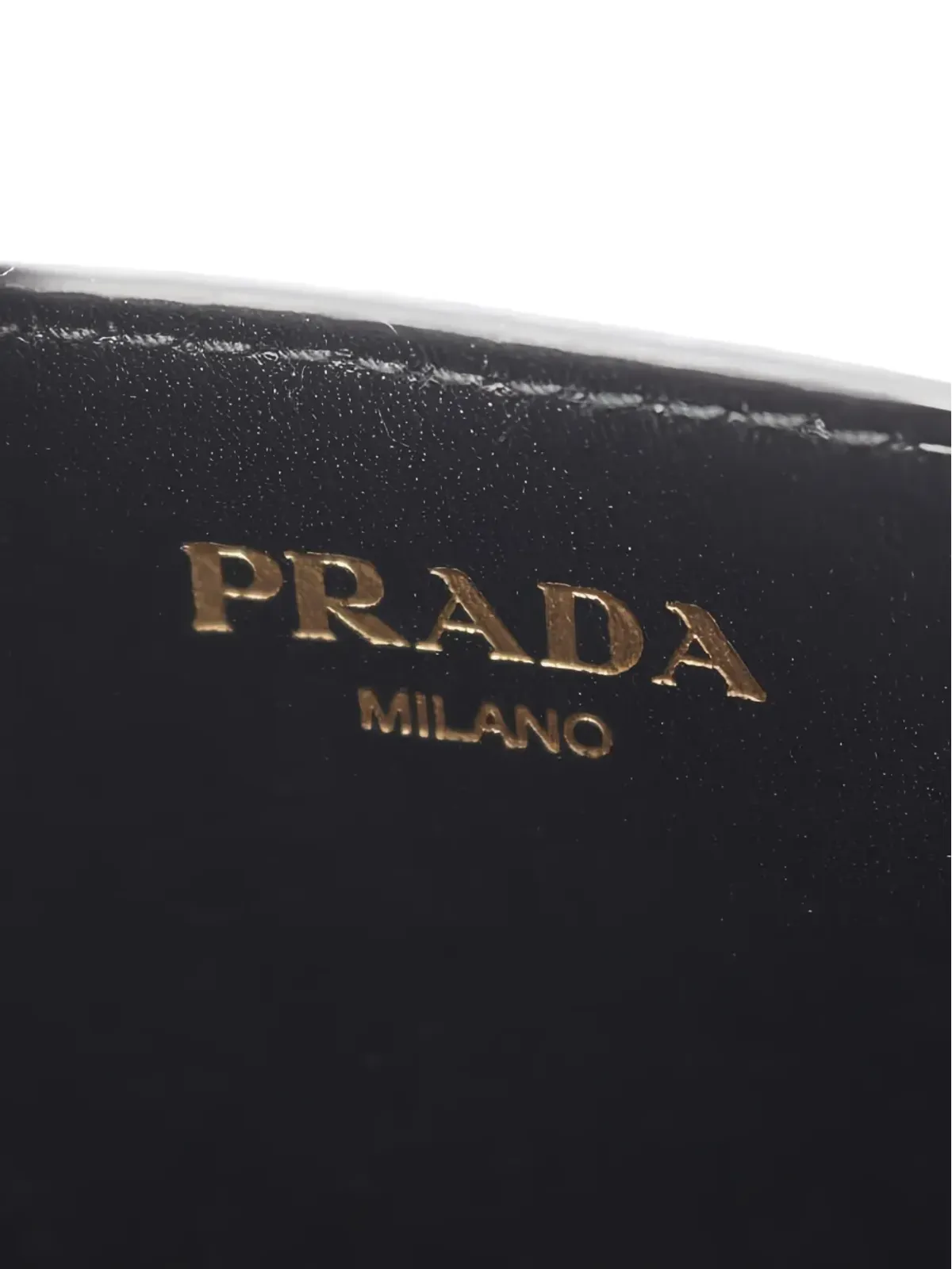 Prada Pre-Owned チェーンレザー財布 - 画像4
