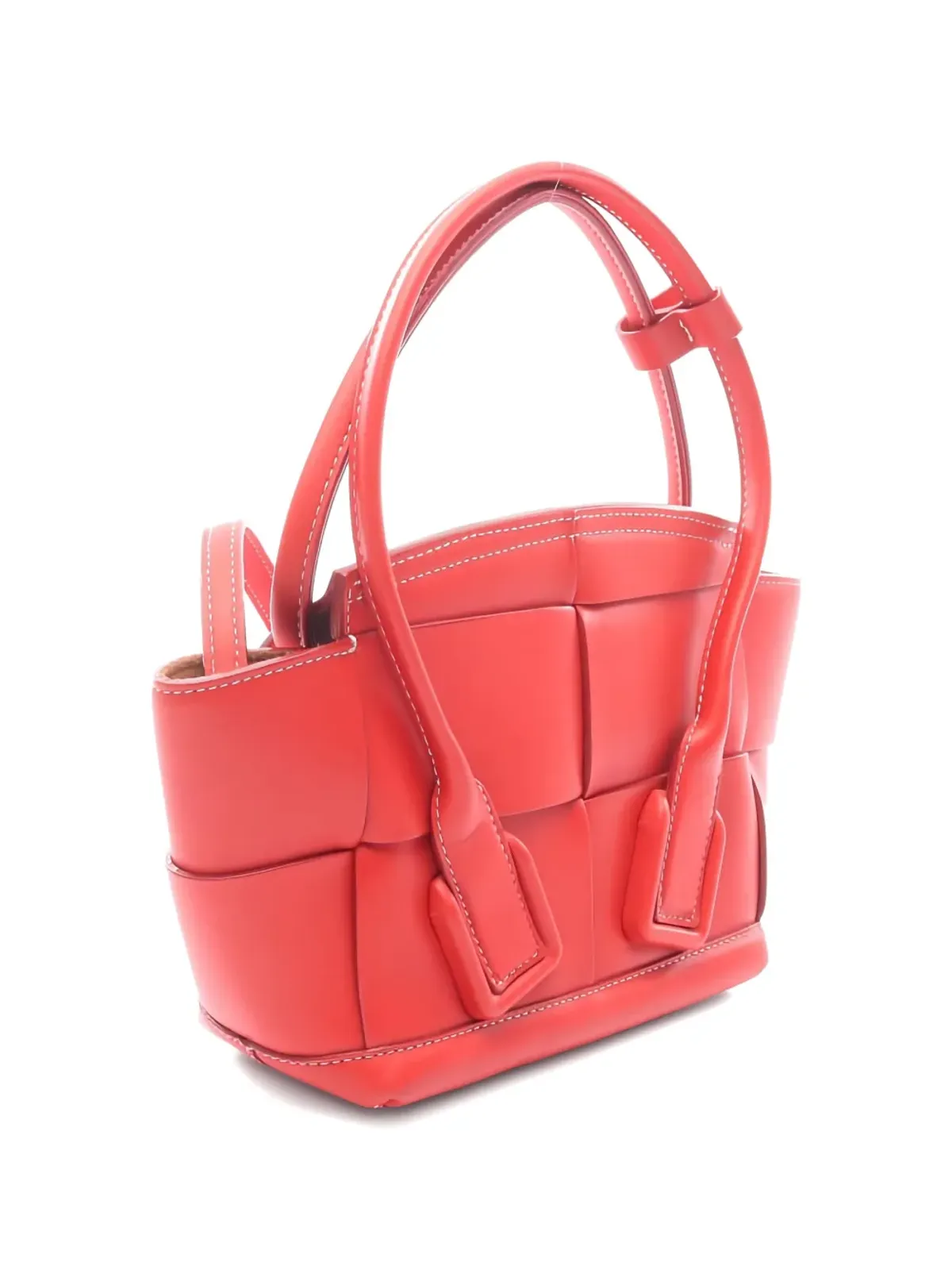 Bottega Veneta ビンテージ Arco カーフレザー ハンドバッグ - 画像2