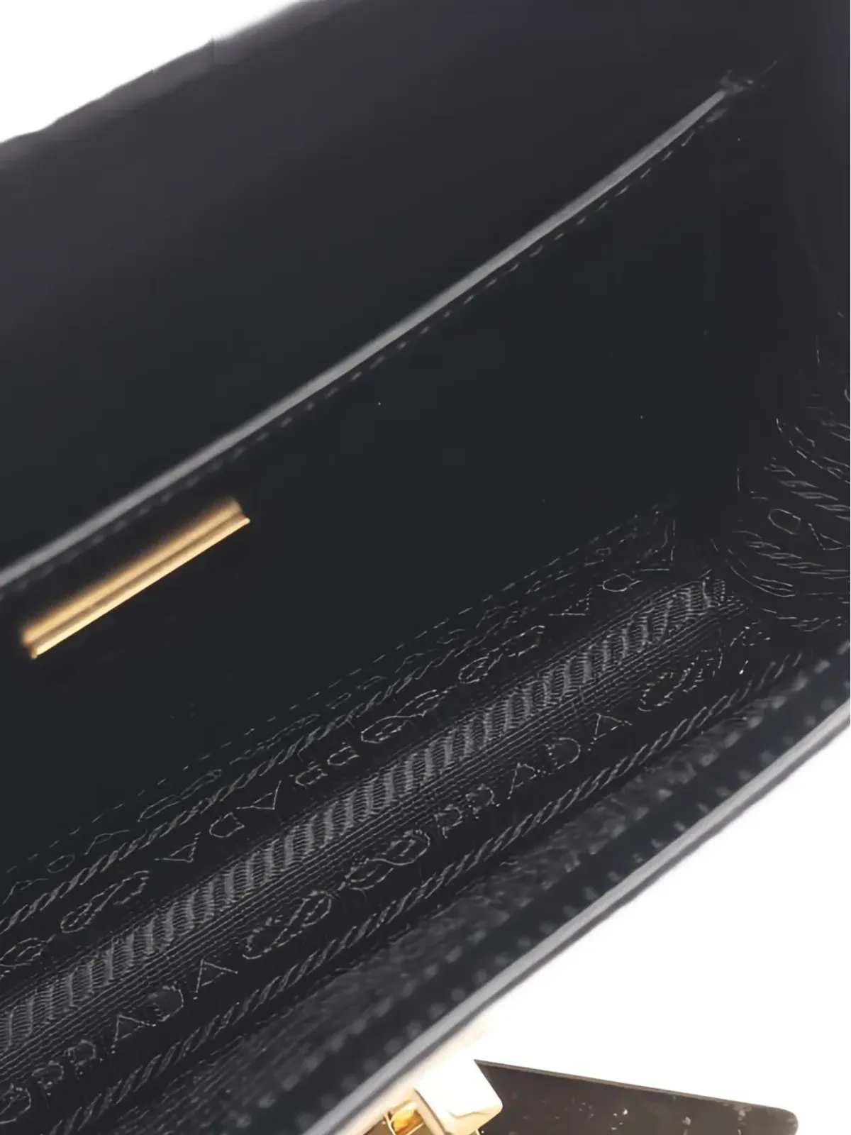 Prada Pre-Owned エンブレム レザー ショルダーバッグ - 画像3
