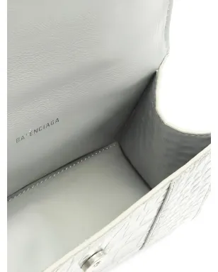 Balenciaga Pre-Owned Hourglass クロコ型押しレザートートバッグ - サムネイル3