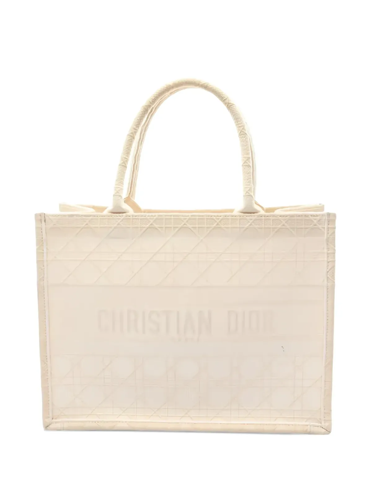 Christian Dior Pre-Owned 2000s ミディアム キャンバス ブックトートバッグ - 画像1