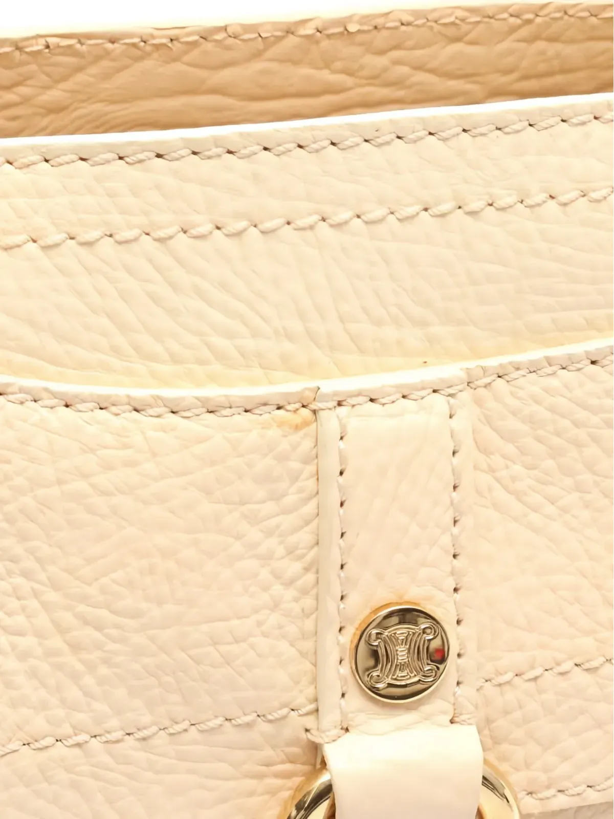 Celine Pre-Owned 2000s ボージー レザー トートバッグ - 画像4