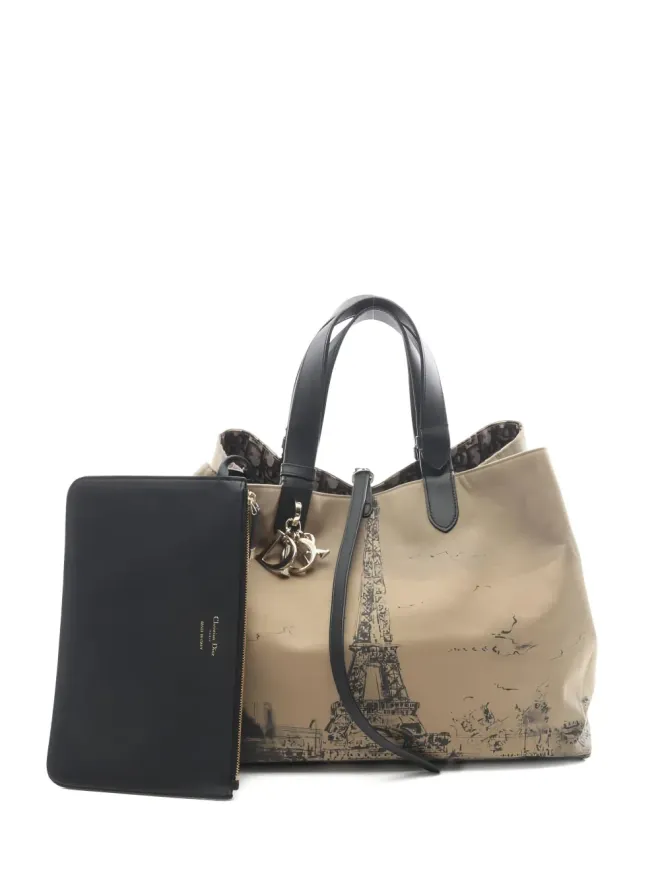 Christian Dior Pre-Owned Christian Dior Pre-Owned 10s large Toujours Oblique tote bag - Neutralsの商品画像