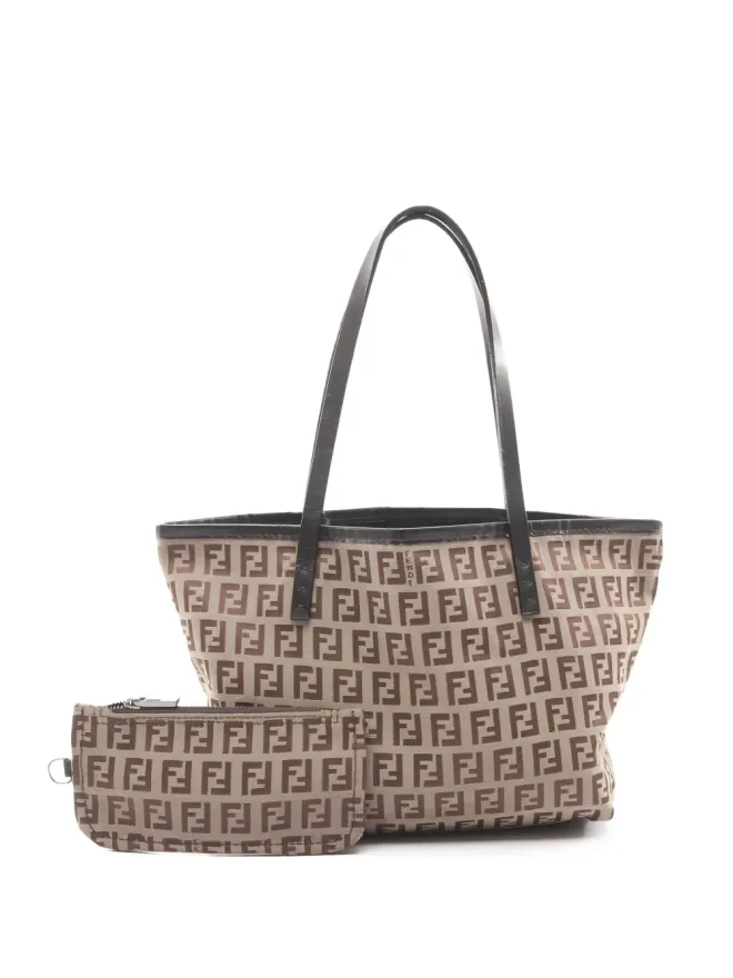 Fendi Pre-Owned Fendi 2000年代 Zucchino キャンバス ショルダーバッグの商品画像
