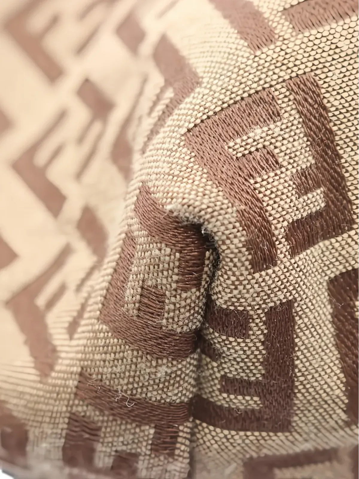 Fendi 2000年代 Zucchino キャンバス ショルダーバッグ - 画像5