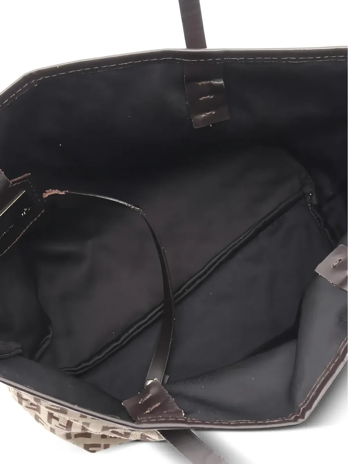 Fendi 2000年代 Zucchino キャンバス ショルダーバッグ - 画像3