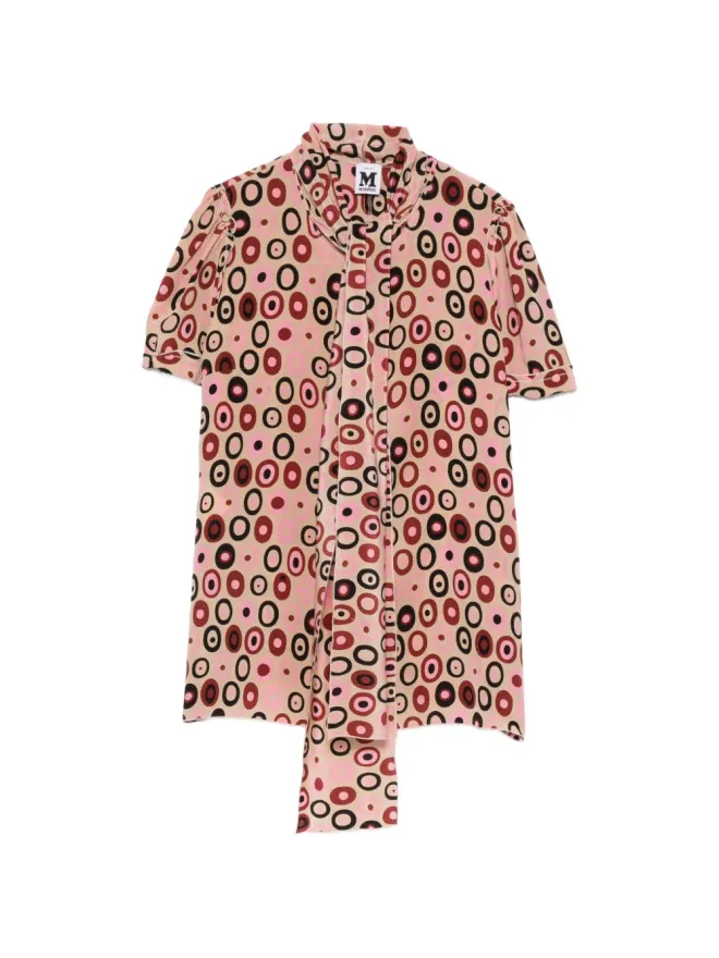 Missoni Pre-Owned Missoni Pre-Owned 200年代柄のシルクブラウス - ピンクの商品画像