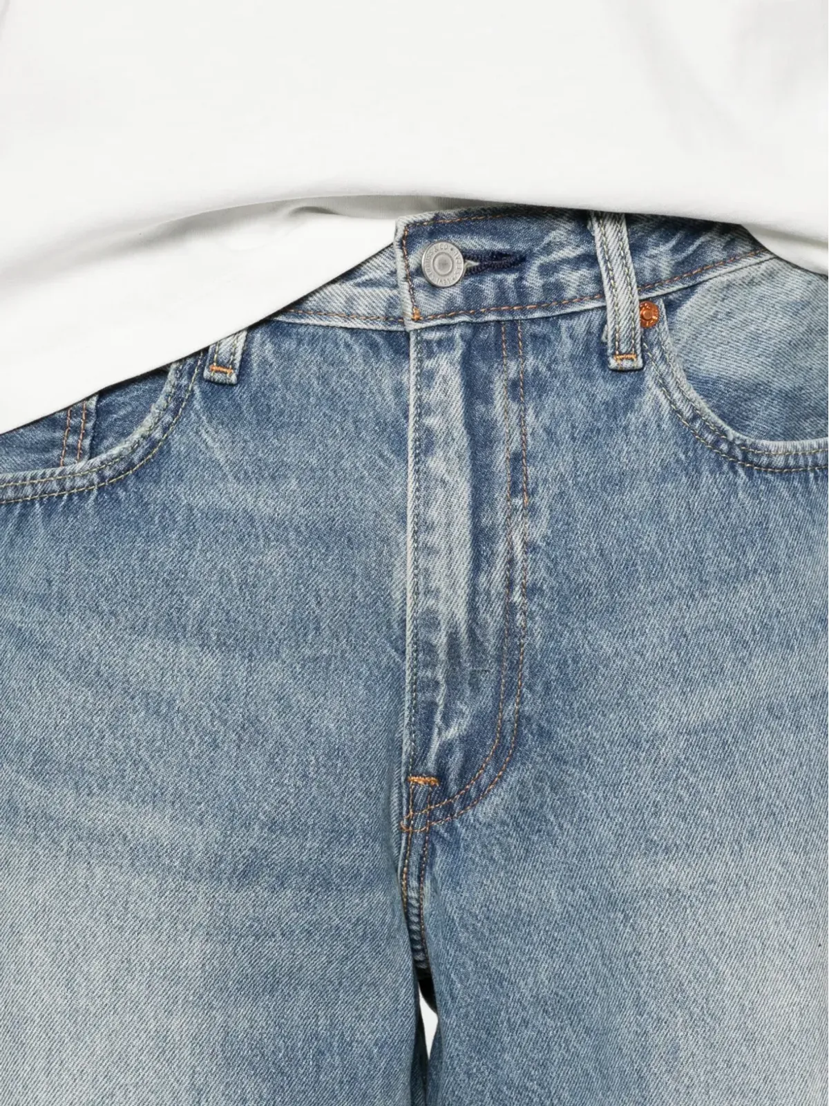 Levi's 578 Baggy ripped-knee jeans - Blue - 画像5