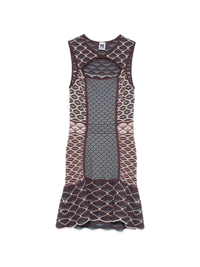 Missoni Pre-Owned Missoni Pre-Owned 2010年代 パターン柄 ミディドレス - ブラウンの商品画像