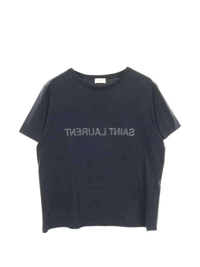 Saint Laurent Pre-Owned Saint Laurent Pre-Owned ロゴプリント半袖Tシャツの商品画像