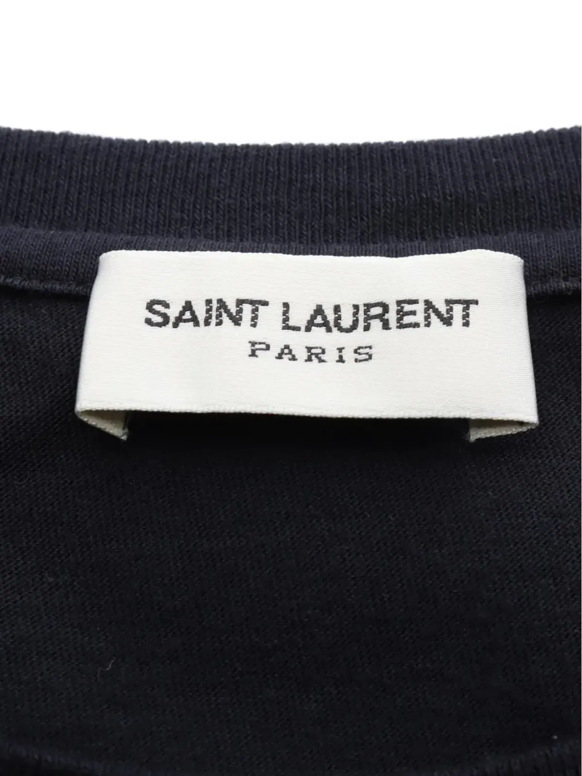 Saint Laurent Pre-Owned ロゴプリント半袖Tシャツ - 画像5