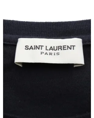 Saint Laurent Pre-Owned ロゴプリント半袖Tシャツ - サムネイル5