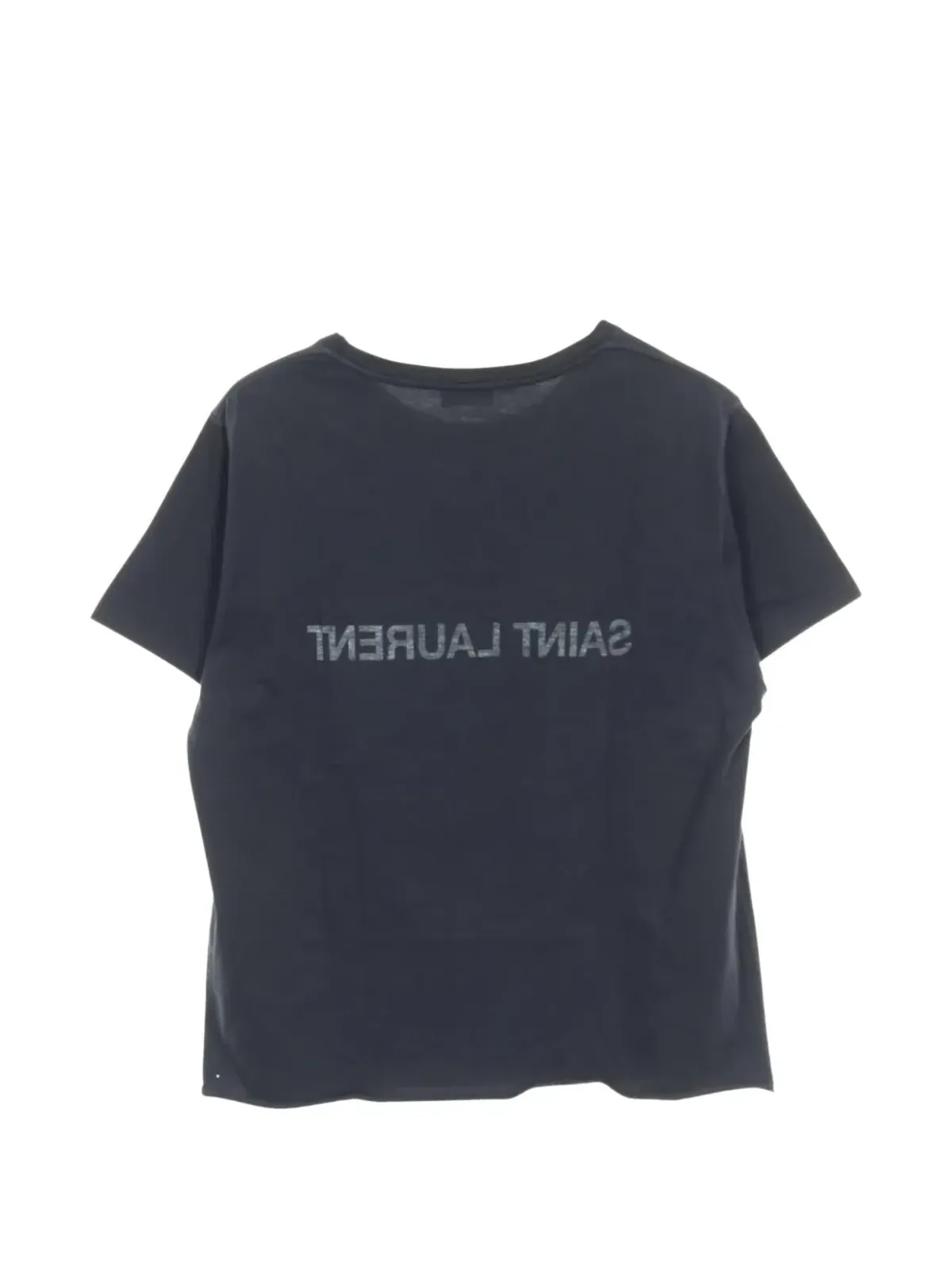 Saint Laurent Pre-Owned ロゴプリント半袖Tシャツ - 画像2
