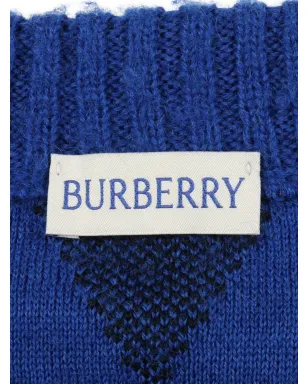 Burberry Pre-Owned 2020年代 アーガイルチェック クルーネックセーター - サムネイル5
