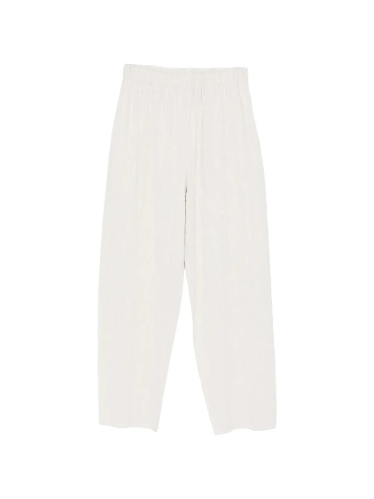 Issey Miyake プリーツ入りクロップドパンツ - 画像1