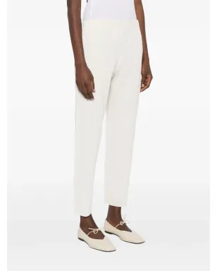 Issey Miyake プリーツ入りクロップドパンツ - サムネイル3