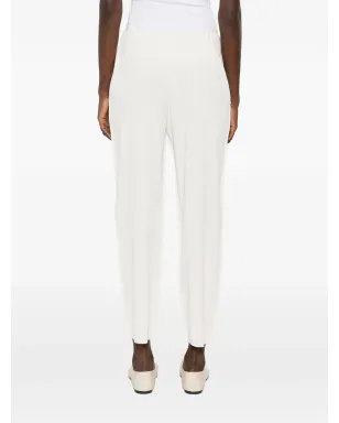 Issey Miyake プリーツ入りクロップドパンツ - サムネイル4