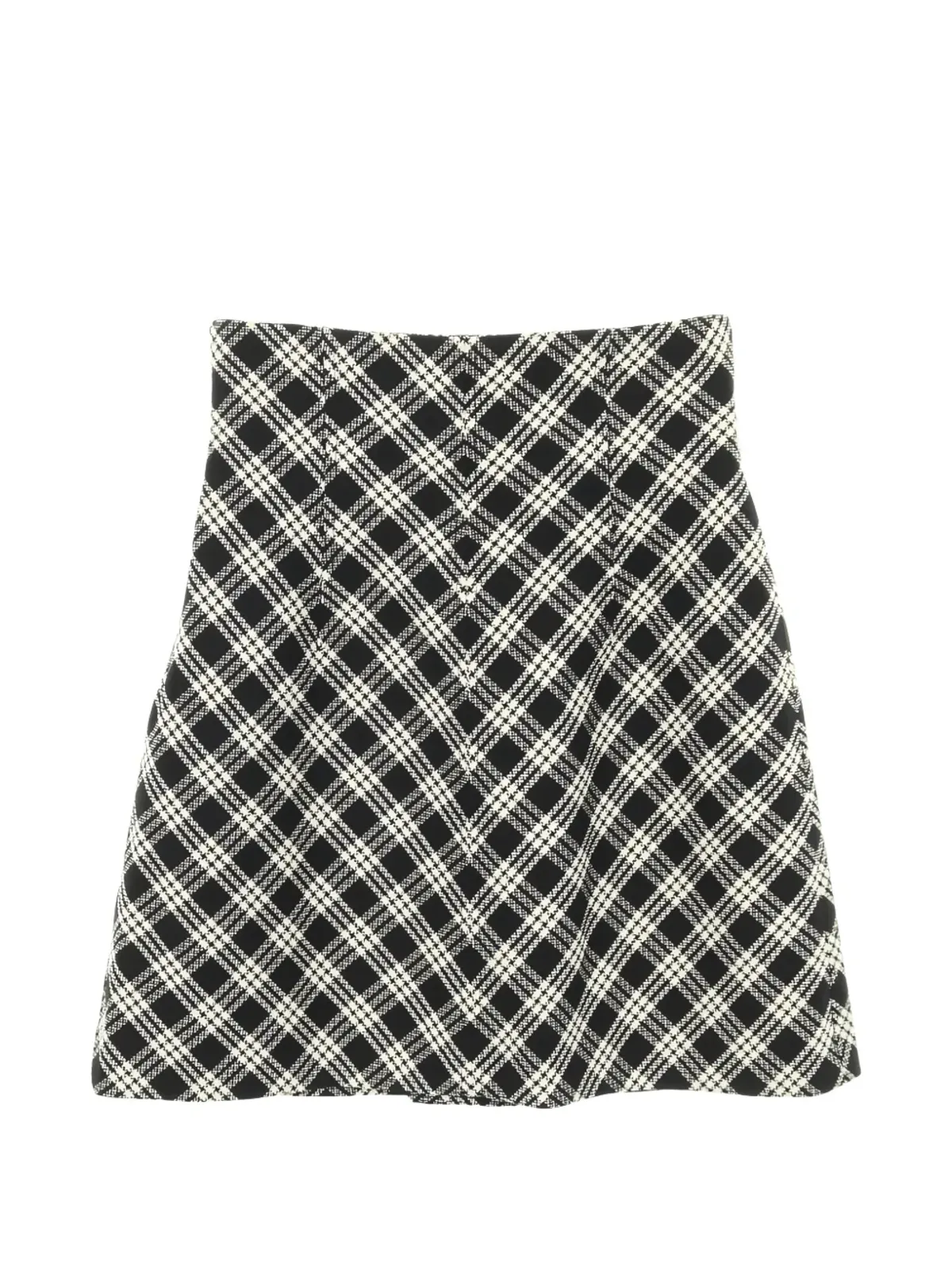 Christian Dior Pre-Owned チェック柄ボックスプリーツスカート - 画像2