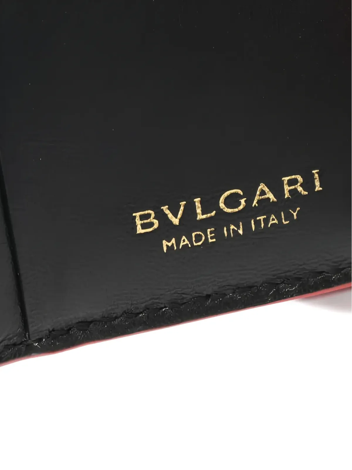 Bvlgari Pre-Owned 2010年代 二つ折り蛇革財布 - レッド - 画像5