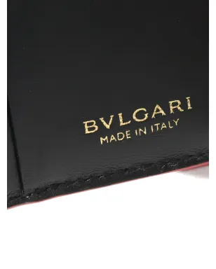 Bvlgari Pre-Owned 2010年代 二つ折り蛇革財布 - レッド - サムネイル5