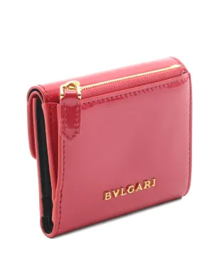 Bvlgari Pre-Owned 2010年代 二つ折り蛇革財布 - レッド - サムネイル2