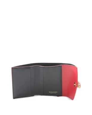 Bvlgari Pre-Owned 2010年代 二つ折り蛇革財布 - レッド - サムネイル3