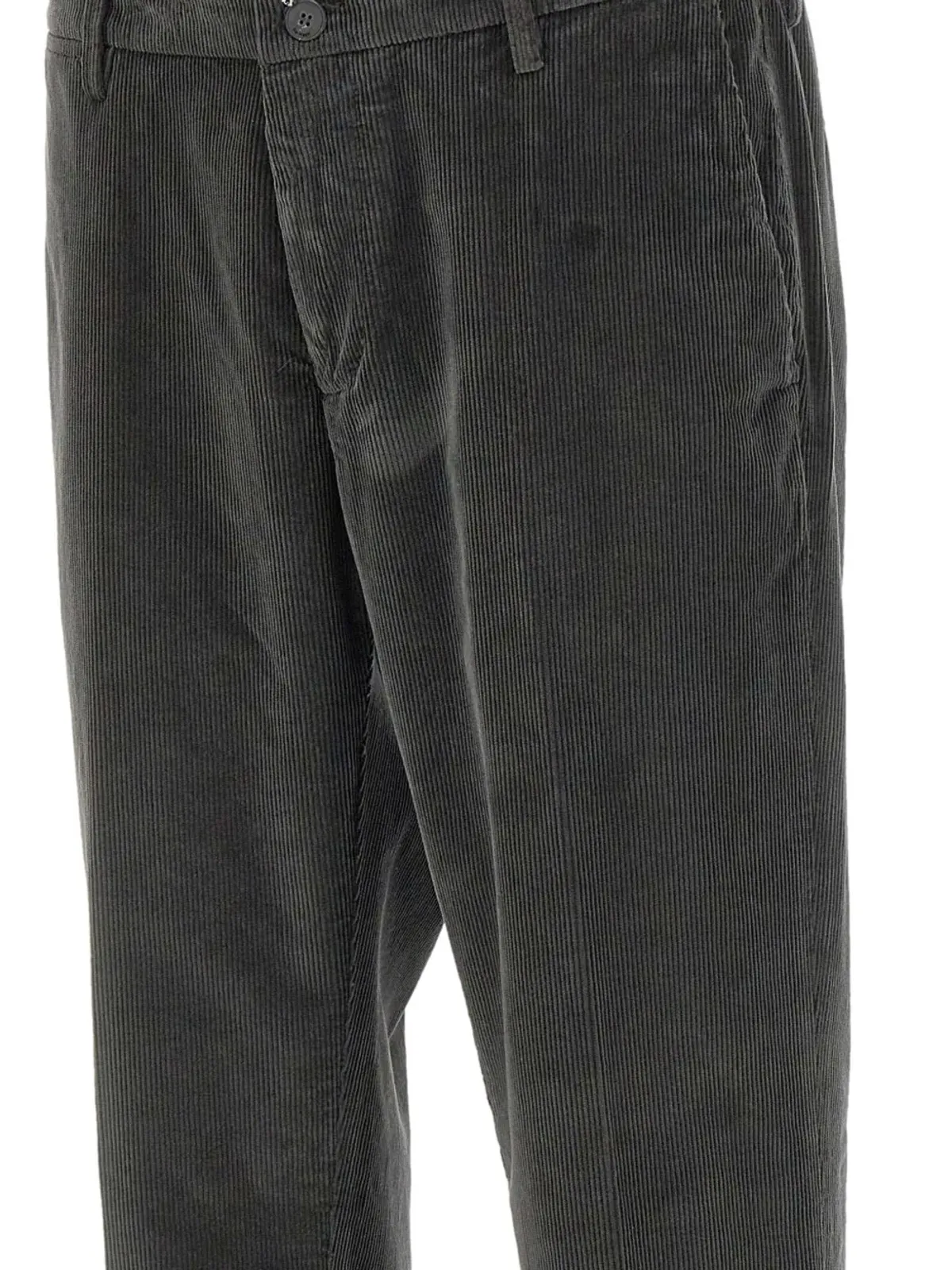 Re-Hash コーデュロイ ターンアップヘムパンツ - Grey - 画像4