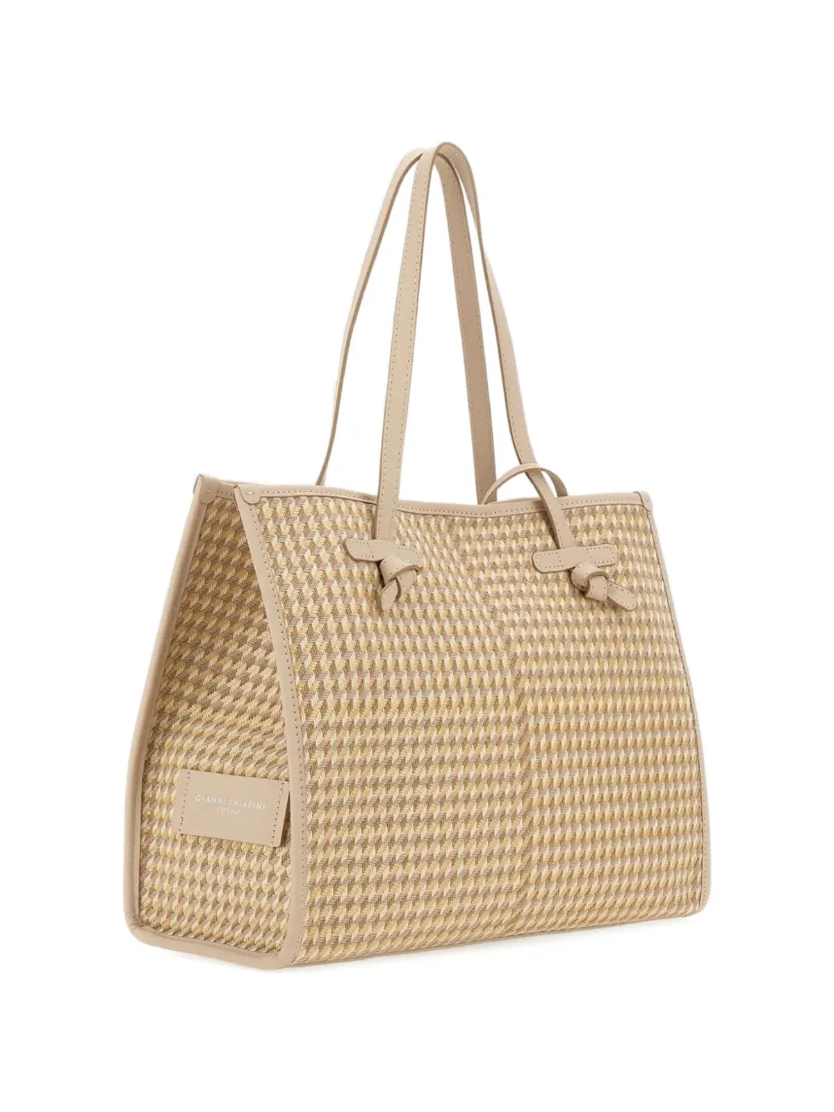 GIANNI CHIARINI Marcella 千鳥格子ショルダーバッグ - 画像5