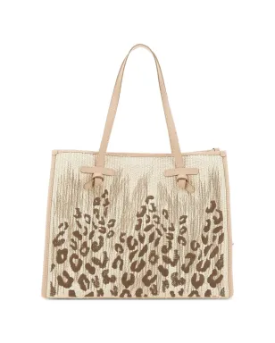 GIANNI CHIARINI Marcella アニマルプリント ショルダーバッグ - サムネイル1