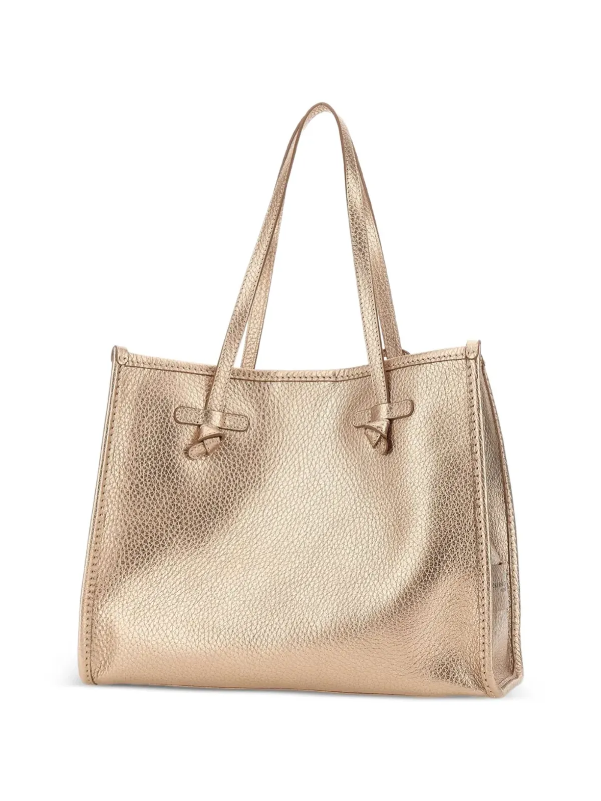 GIANNI CHIARINI マルチェラ グレインドレザー ショルダーバッグ - 画像2