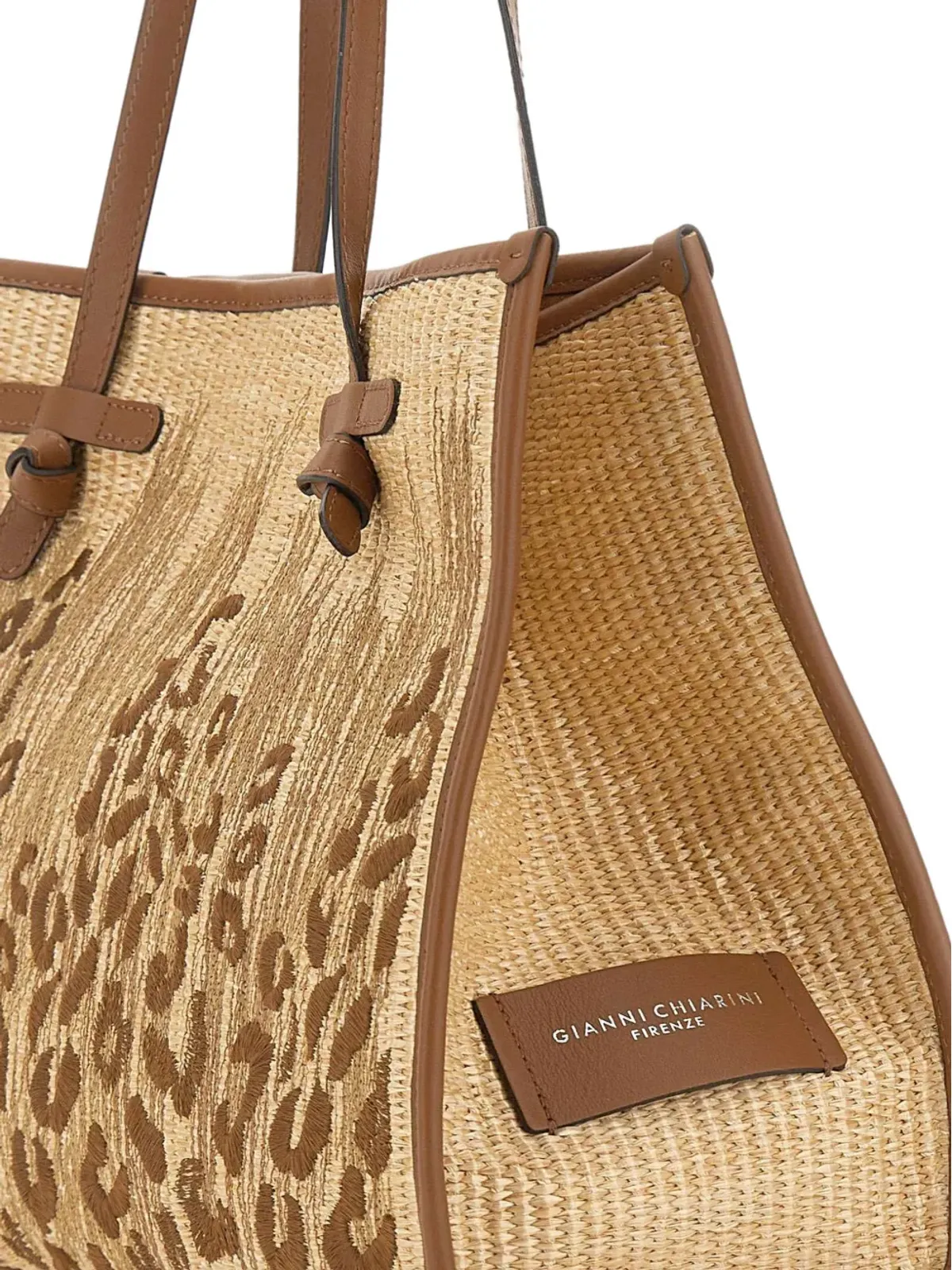 GIANNI CHIARINI ヒョウ柄ショルダーバッグ - 画像5