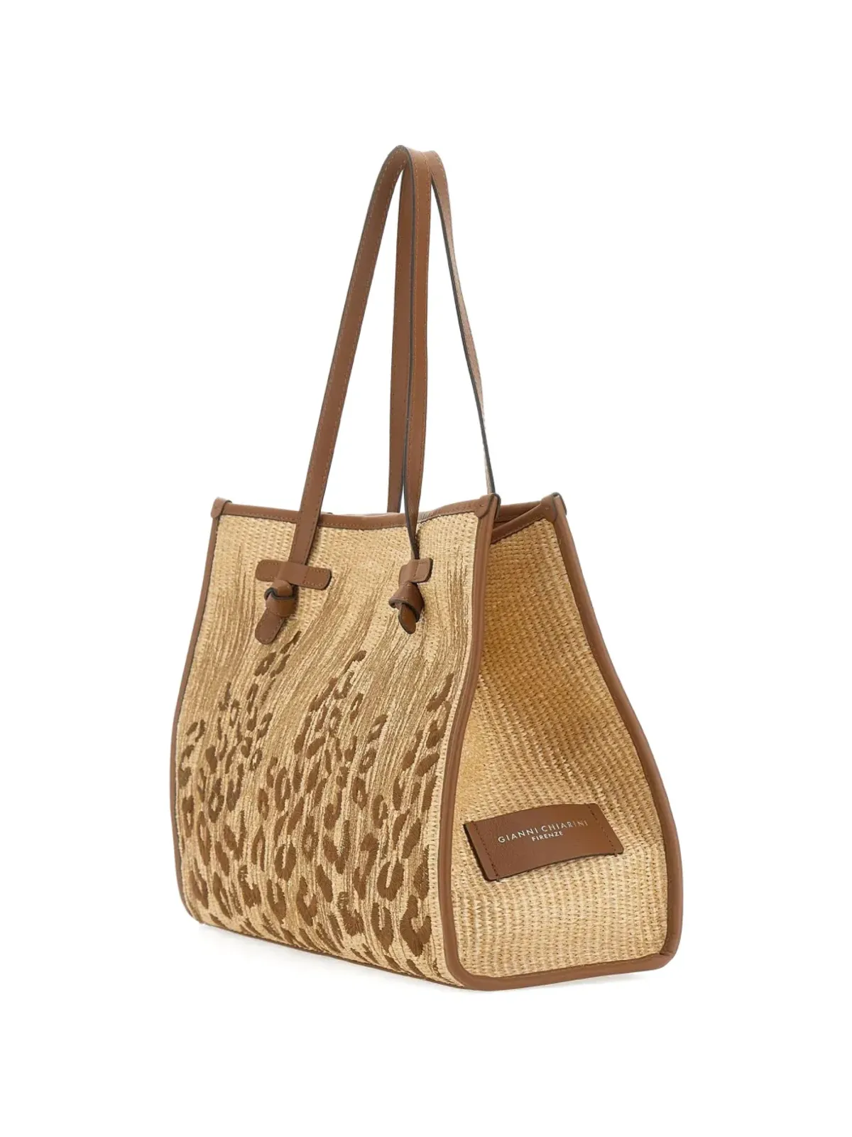 GIANNI CHIARINI ヒョウ柄ショルダーバッグ - 画像2