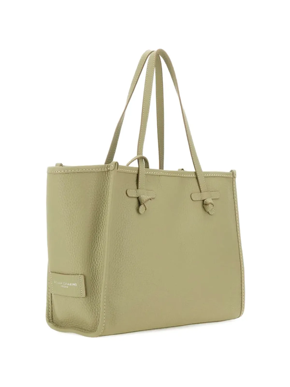 MARCELLA CLUB Marcella レザーハンドル トートバッグ - 画像3