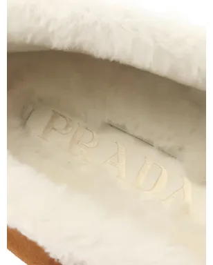 Prada Vintage ローファー ロゴプレート シェアリング ブラウン - サムネイル5