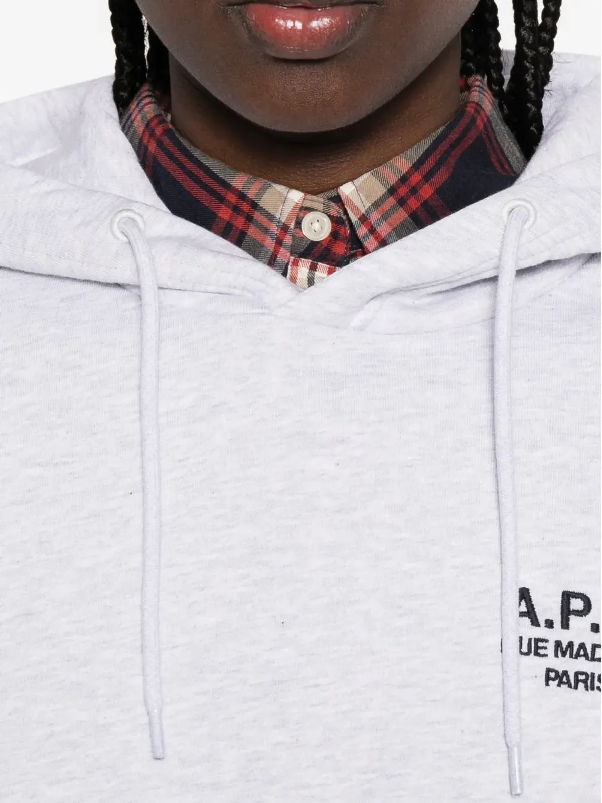 A.P.C. 刺繍ロゴ入りフーディー - 画像5