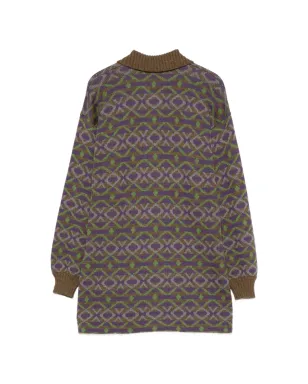 Missoni Pre-Owned 1990年代 ジオメトリック ウール カーディガン - サムネイル2