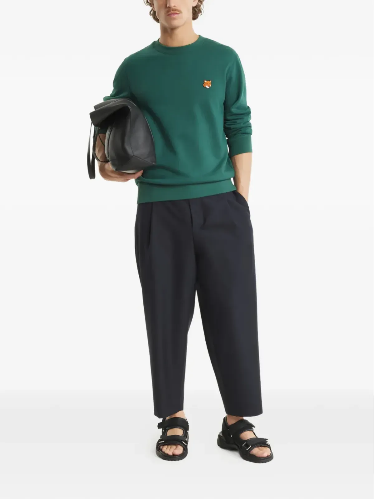 Maison Kitsuné フォックスヘッド スウェットシャツ - 画像2