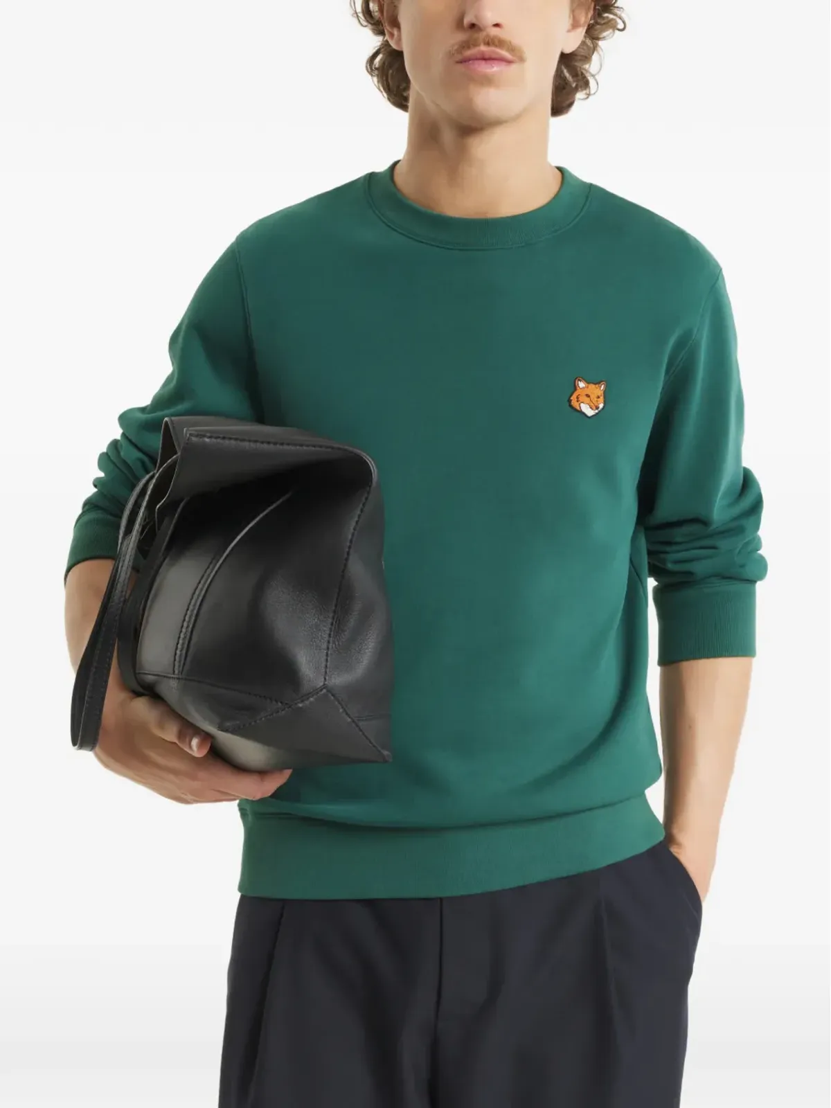 Maison Kitsuné フォックスヘッド スウェットシャツ - 画像3