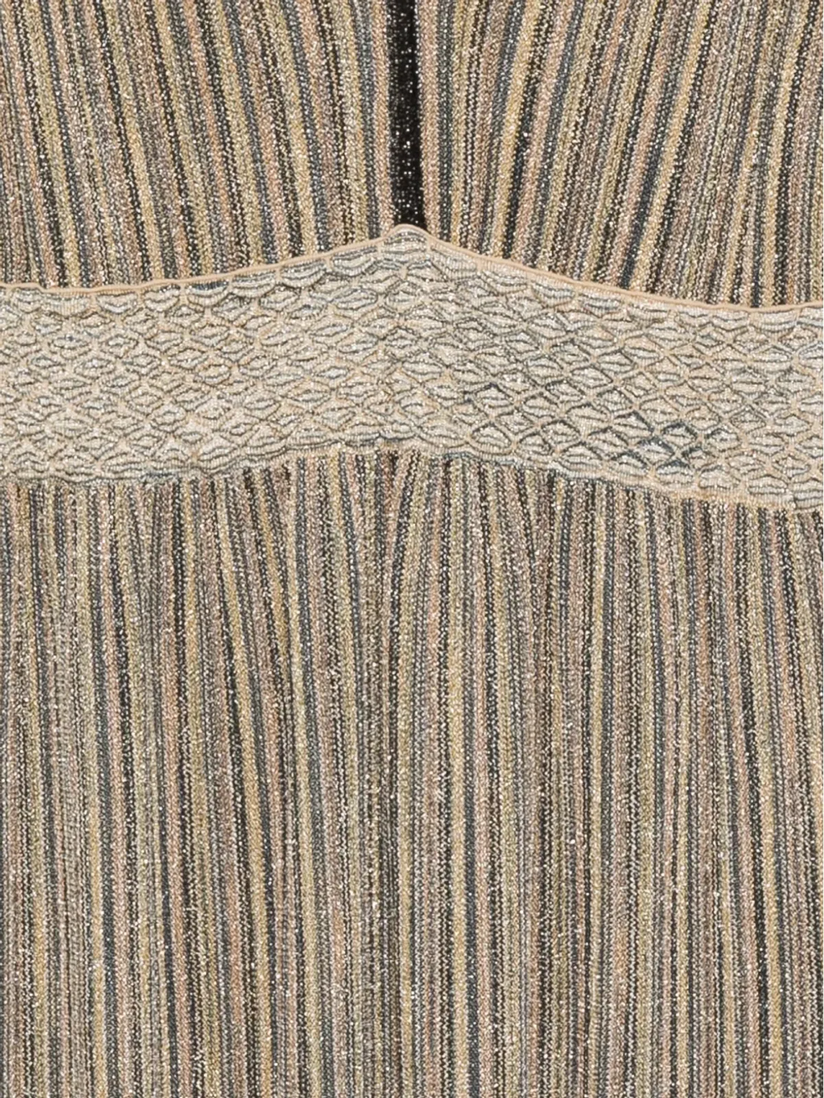 Missoni Pre-Owned Vネック ミディ丈ドレス - 画像3