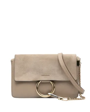 Chloé Pre-Owned Faye クロスボディバッグ（スエード/カーフスキン、ブラウン） - サムネイル1