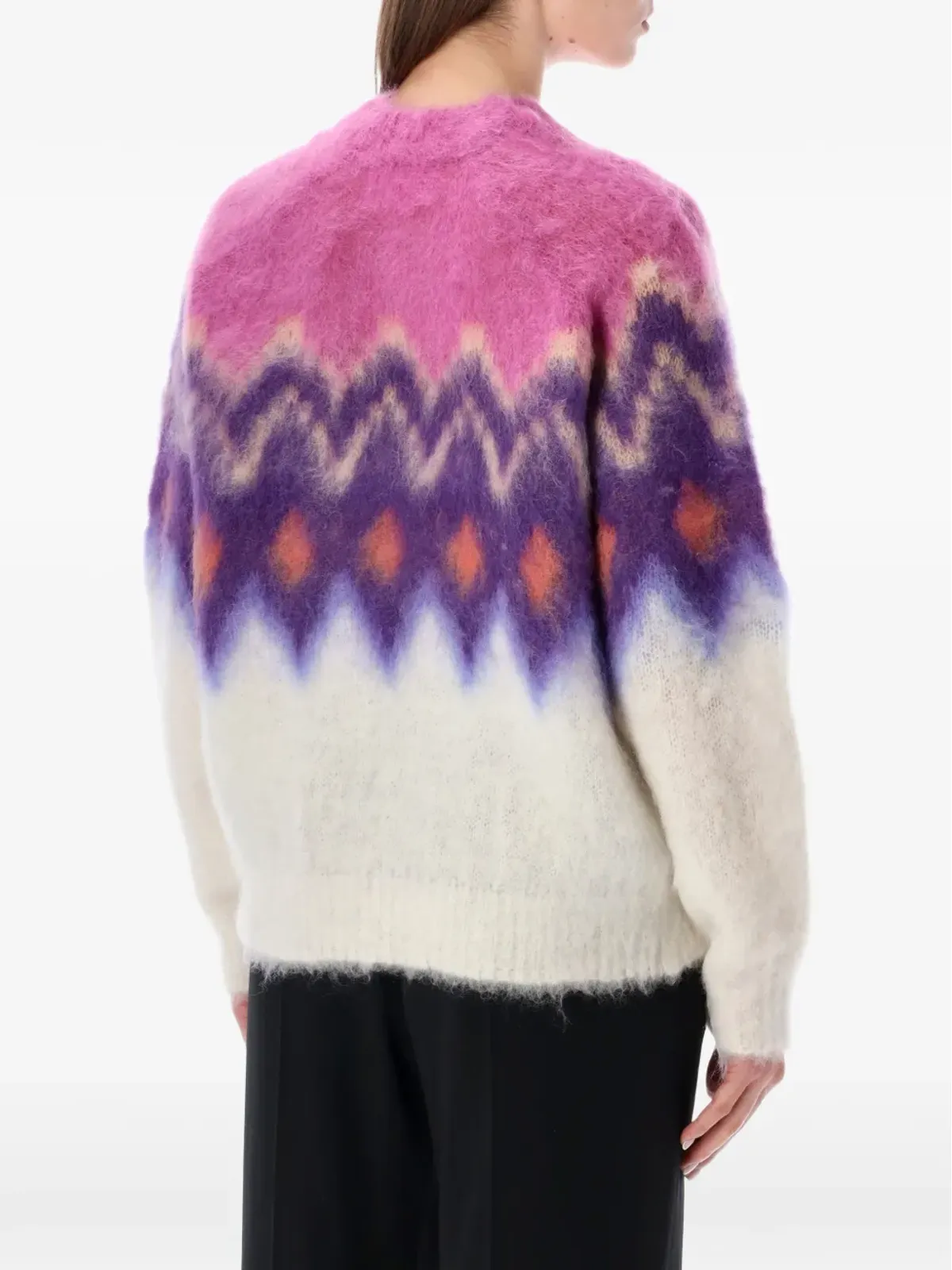 MARANT ÉTOILE ダイヤモンド柄セーター - 画像2