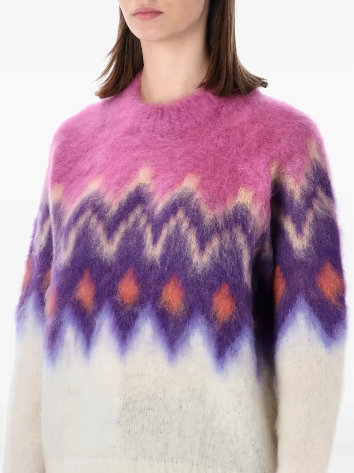 MARANT ÉTOILE ダイヤモンド柄セーター - 画像3