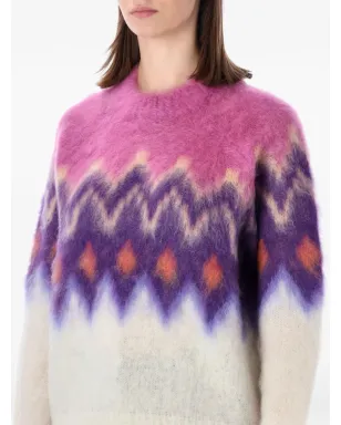 MARANT ÉTOILE ダイヤモンド柄セーター - サムネイル3