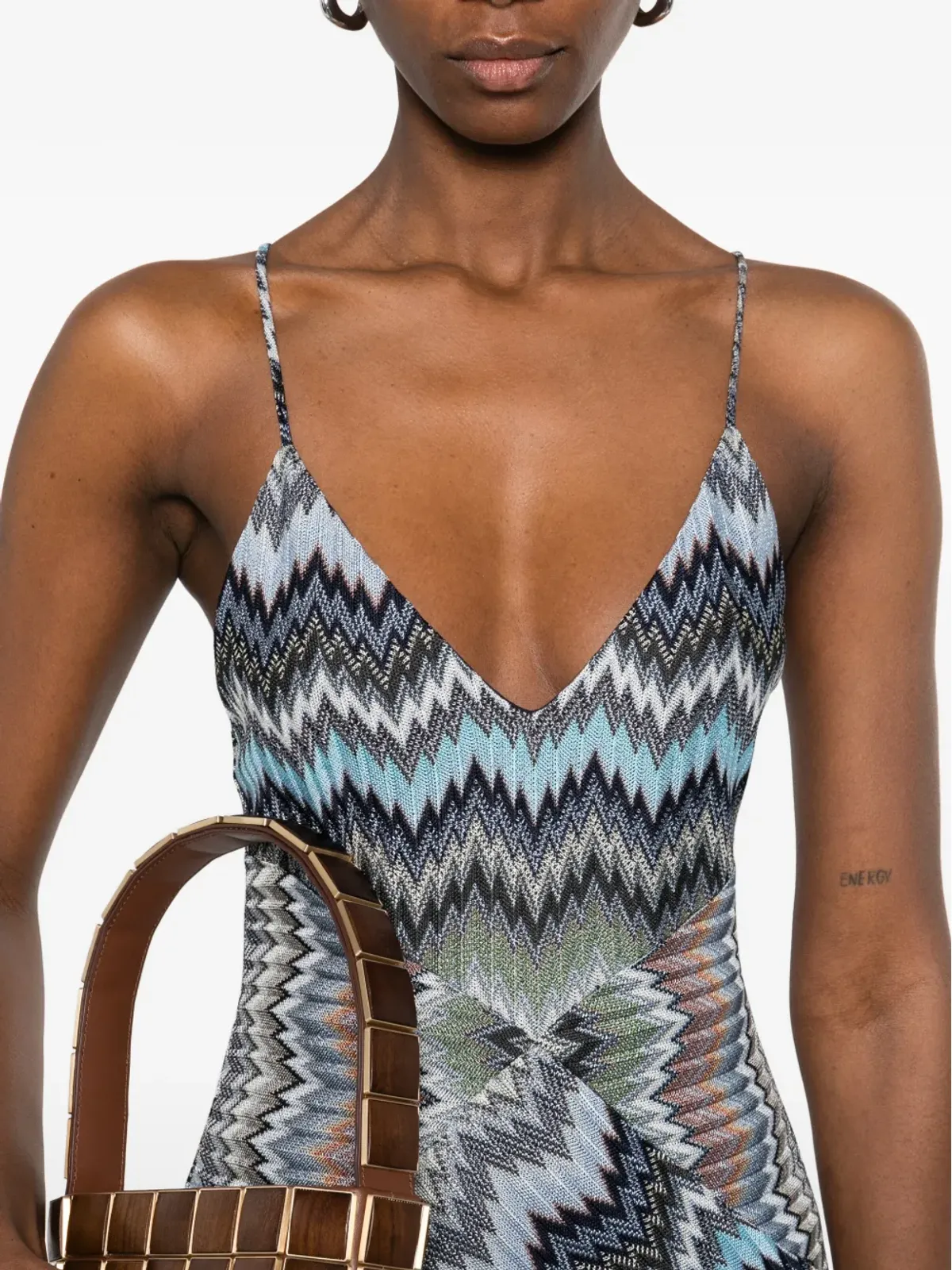 Missoni チェボンストラップ マキシドレス - 画像5