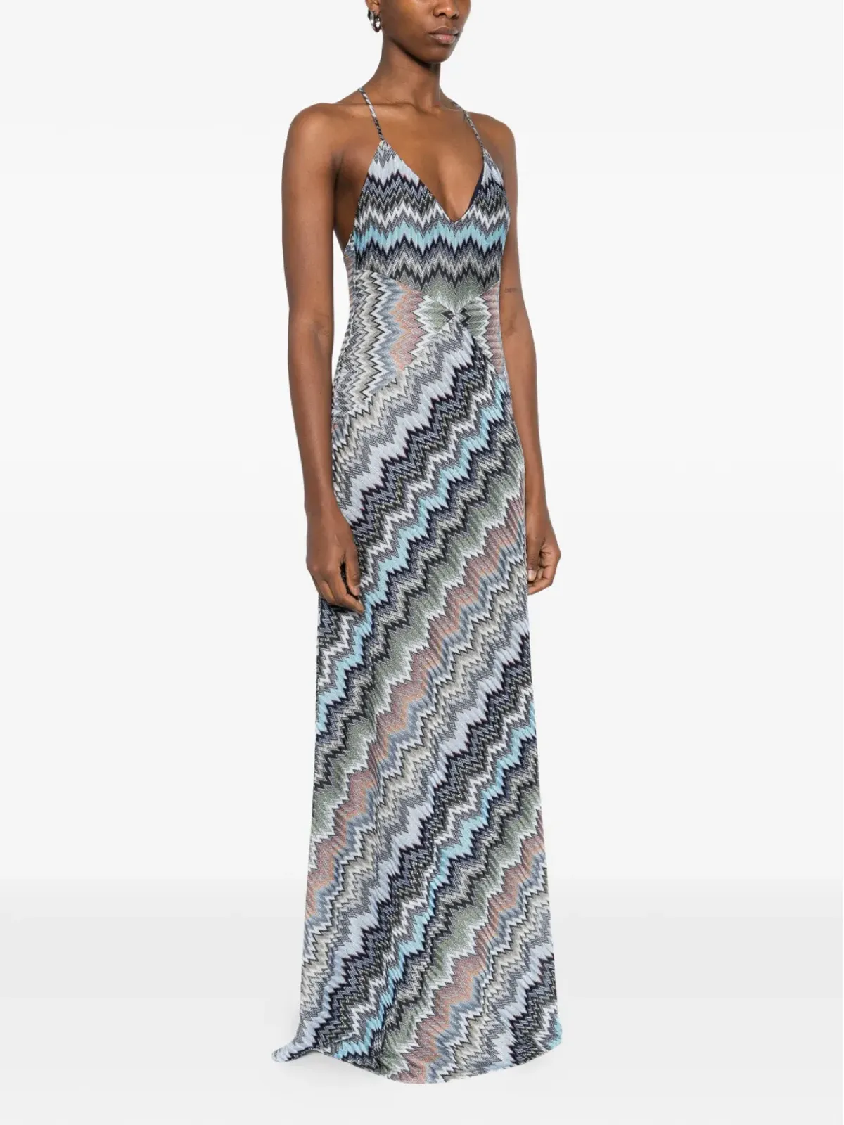 Missoni チェボンストラップ マキシドレス - 画像3