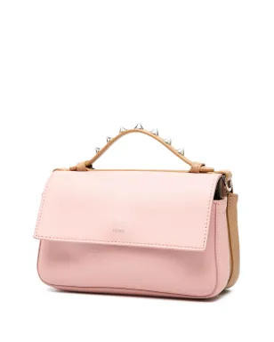 Fendi Vintage マイクロレザー ヒプノタイーズ ダブルバゲット サッチェル - サムネイル3