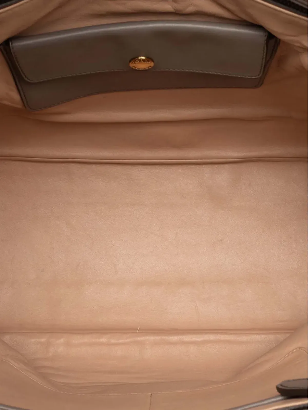 Prada Pre-Owned ラージシティ カーフ ダブルハンドル ショッピング トートバッグ - グレー - 画像5
