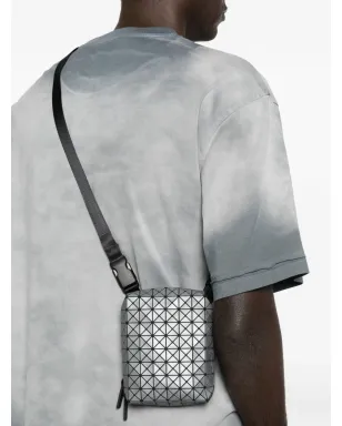 Bao Bao Issey Miyake ジオメトリックデザイン ジップファスナー付き メッセンジャーバッグ - グレー - サムネイル2