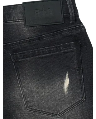 RTA Bryant ペイントスプラター ロゴ ジーンズ ブラック - サムネイル4